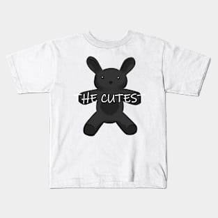 The cutest bunny black Kids T-Shirt